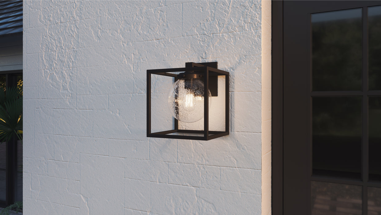 One Light Outdoor Wall Lantern from the Malone collection in Western Bronze finish