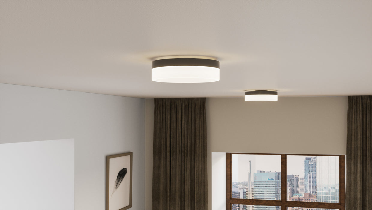LED Flush Mount from the Cohen collection in Oil Rubbed Bronze finish