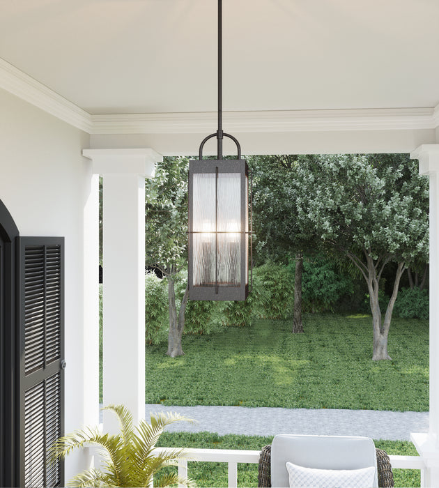 Two Light Outdoor Hanging Lantern from the Ward collection in Gilded Bronze finish