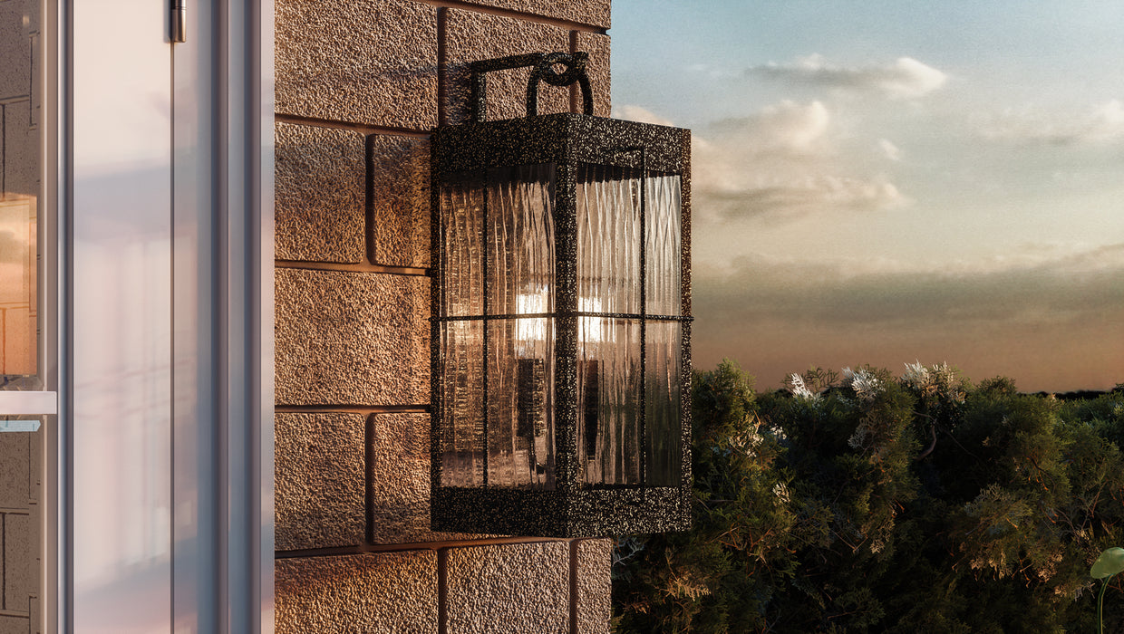 One Light Outdoor Wall Lantern from the Ward collection in Gilded Bronze finish