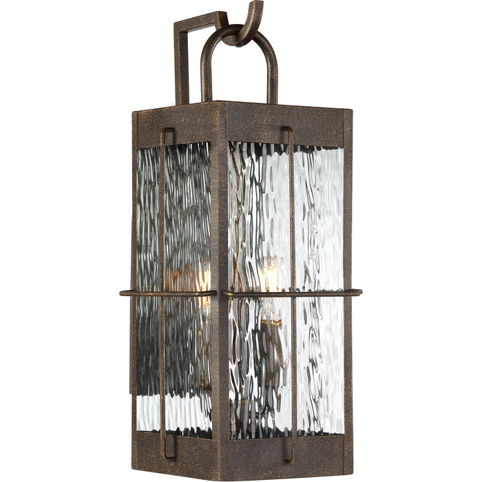 Quoizel - WAR8408GZ - Two Light Outdoor Wall Lantern - Ward - Gilded Bronze