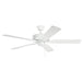 Kichler - 330015MWH - 52``Ceiling Fan - Basics Pro Patio - Matte White
