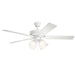Kichler - 330016MWH - 52``Ceiling Fan - Basics Pro Premier - Matte White
