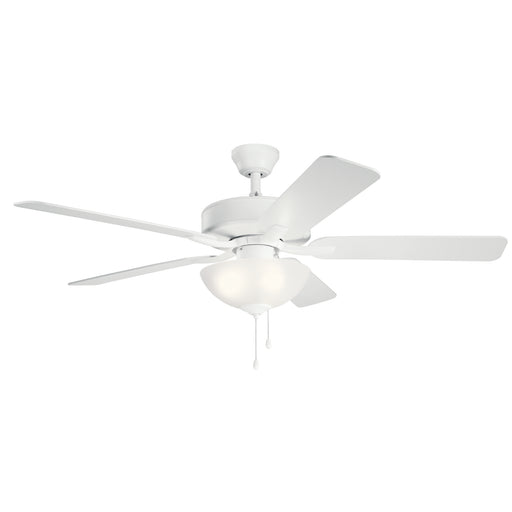 Kichler - 330017MWH - 52``Ceiling Fan - Basics Pro Select - Matte White