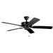 Kichler - 330018SBK - 52``Ceiling Fan - Basics Pro - Satin Black
