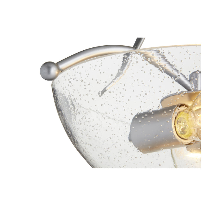Two Light Dual Mount from the Aspen collection in Classic Nickel finish