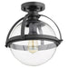 Quorum - 38-13-69 - One Light Ceiling Mount - Noir