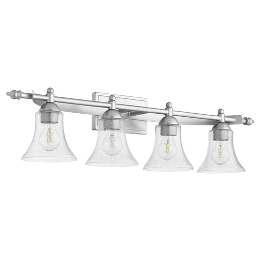 Quorum - 5077-4-64 - Four Light Vanity - Aspen - Classic Nickel