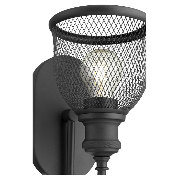 One Light Wall Mount from the Omni collection in Noir finish