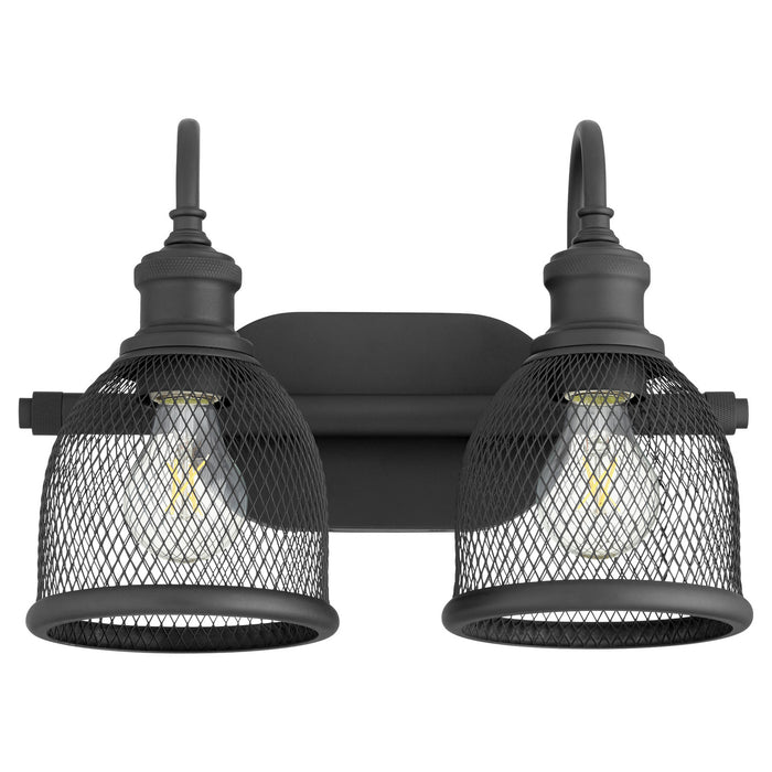 Quorum - 5212-2-69 - Two Light Vanity - Omni - Noir
