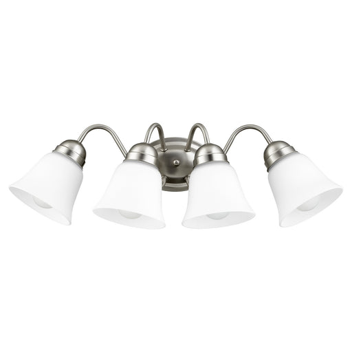 Quorum - 5404-4-65 - Four Light Wall Mount - Satin Nickel