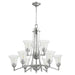 Quorum - 6177-9-64 - Nine Light Chandelier - Aspen - Classic Nickel