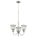 Quorum - 6212-3-65 - Three Light Chandelier - Omni - Satin Nickel