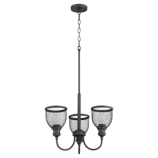 Quorum - 6212-3-69 - Three Light Chandelier - Omni - Noir