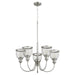 Quorum - 6212-5-65 - Five Light Chandelier - Omni - Satin Nickel