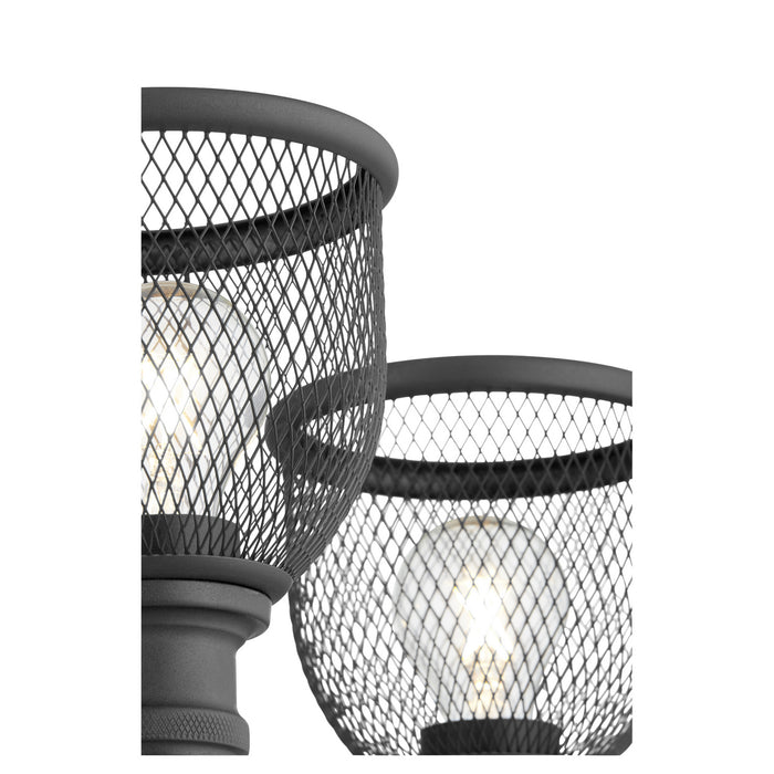 Five Light Chandelier from the Omni collection in Noir finish
