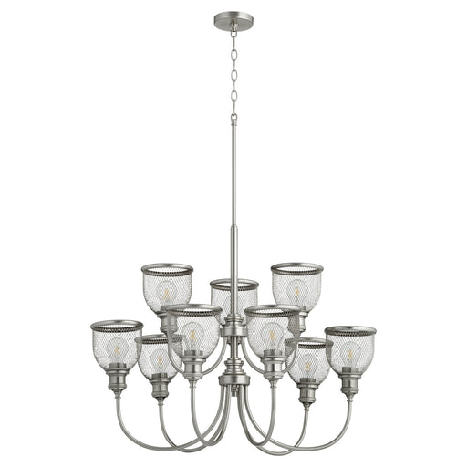 Quorum - 6212-9-65 - Nine Light Chandelier - Omni - Satin Nickel