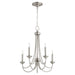Quorum - 6250-5-65 - Five Light Chandelier - Brooks - Satin Nickel