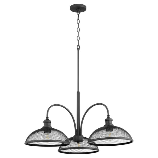 Quorum - 6312-3-69 - Three Light Chandelier - Omni - Noir