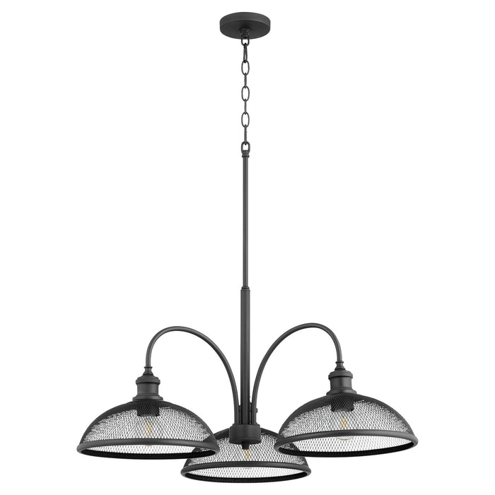 Quorum - 6312-3-69 - Three Light Chandelier - Omni - Noir
