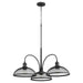 Quorum - 6312-3-69 - Three Light Chandelier - Omni - Noir