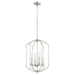Quorum - 6963-4-65 - Four Light Entry Pendant - Citadel - Satin Nickel