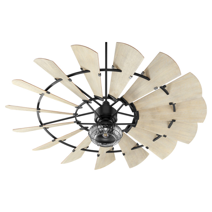 72``Ceiling Fan from the Windmill collection in Noir finish