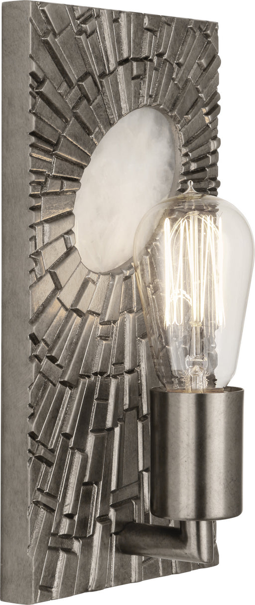 Robert Abbey - S418 - One Light Wall Sconce - Goliath - Antiqued Polished Nickel w/ White Rock Crystal Accent