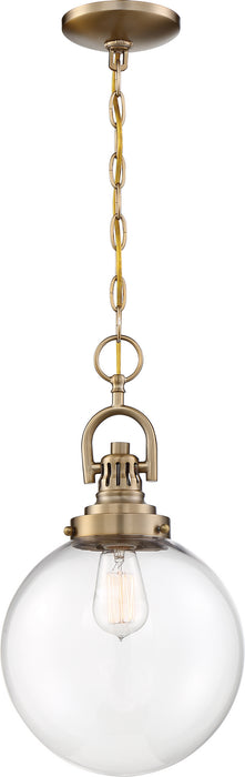 Nuvo Lighting - 60-6671 - One Light Pendant - Skyloft - Burnished Brass