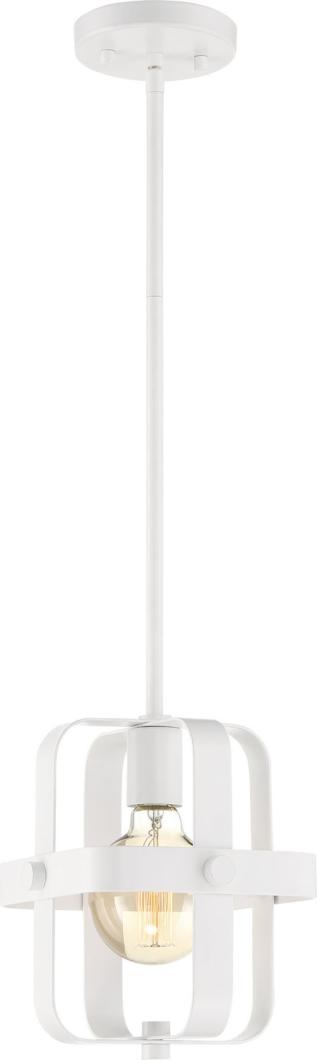 Nuvo Lighting - 60-6721 - One Light Mini Pendant - Prana - White