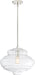 Nuvo Lighting - 60-6769 - One Light Pendant - Storrier - Polished Nickel / Clear Glass