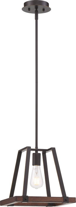 Nuvo Lighting - 60-6892 - One Light Mini Pendant - Outrigger - Mahogany Bronze / Nutmeg Wood