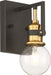 Nuvo Lighting - 60-6971 - One Light Vanity - Intention - Warm Brass / Black
