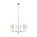Generation Lighting - EC1009PN - Nine Light Chandelier - BRIANNA - Polished Nickel