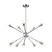 Generation Lighting - EC10310PN - Ten Light Chandelier - Jax - Polished Nickel