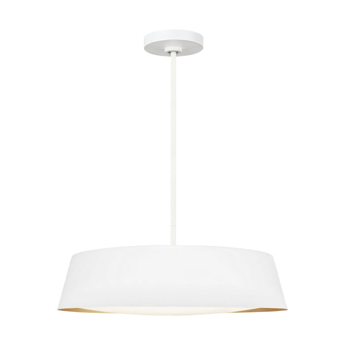 Five Light Pendant from the ASHER collection in Matte White finish