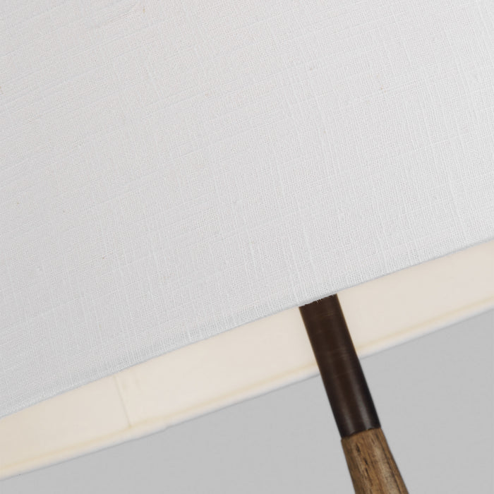 One Light Floor Lamp from the FERRELLI collection in Weathered Oak Wood finish
