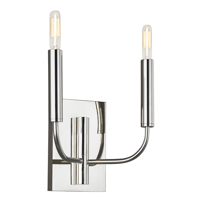 Generation Lighting - EW1002PN - Two Light Wall Sconce - BRIANNA - Polished Nickel