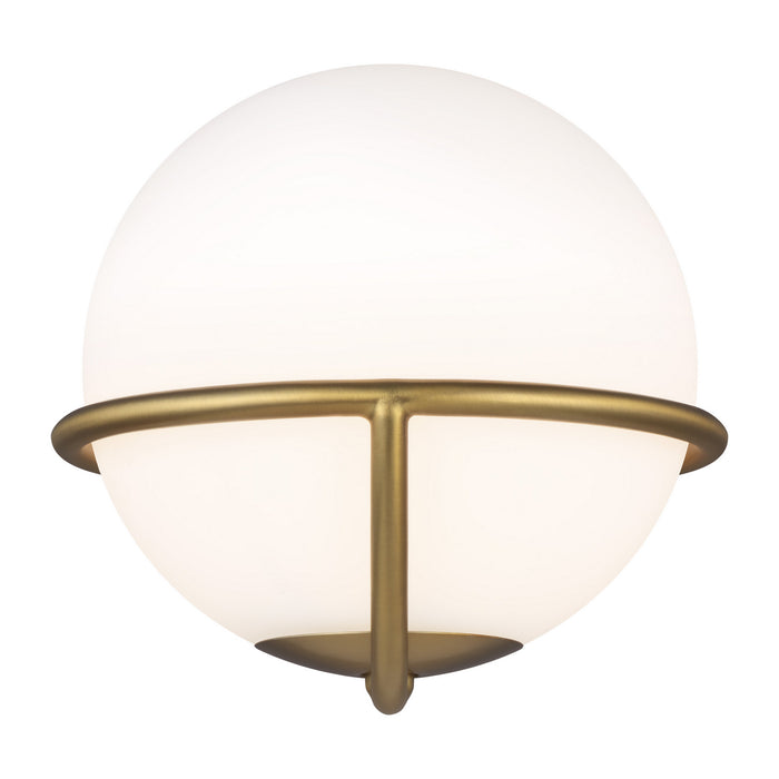 One Light Wall Sconce from the APOLLO collection in Burnished Brass finish