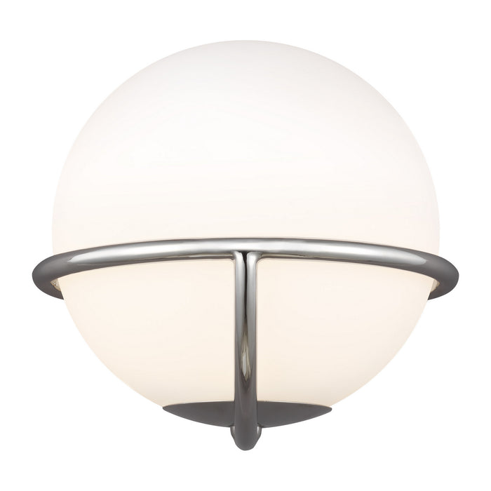 One Light Wall Sconce from the APOLLO collection in Polished Nickel finish