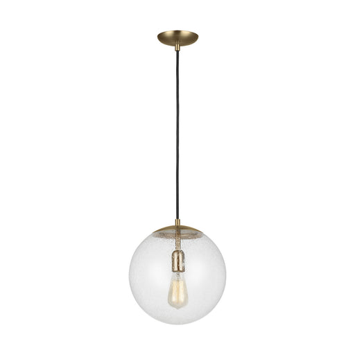 Generation Lighting - 6701801EN7-848 - One Light Pendant - Leo - Hanging Globe - Satin Bronze
