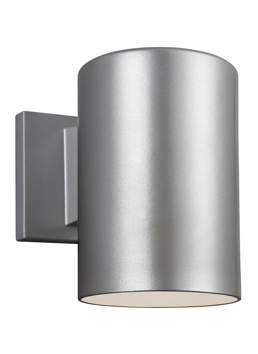 Generation Lighting - 8313801-753/T - One Light Outdoor Wall Lantern - Outdoor Cylinders - Painted Brushed Nickel
