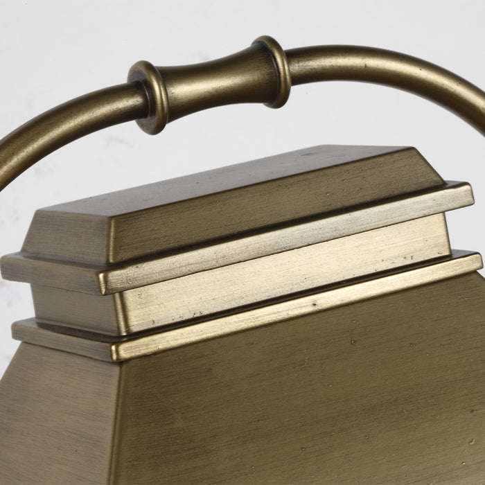 Three Light Post Lantern from the Wellsworth collection in Painted Distressed Brass finish