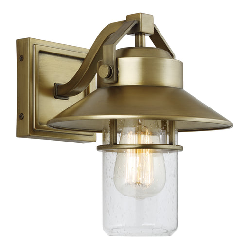 Generation Lighting - OL13900PDB - One Light Lantern - Boynton - Painted Distressed Brass