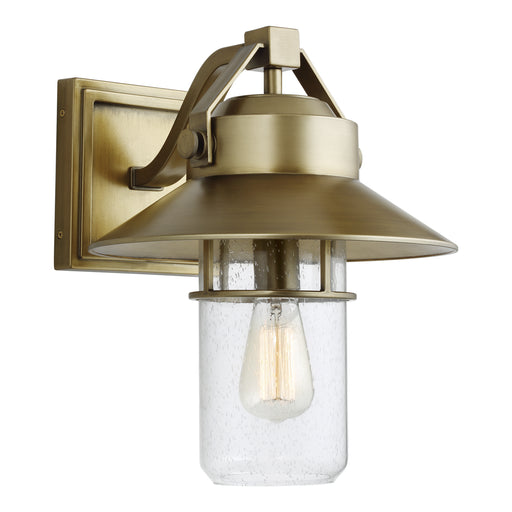 Generation Lighting - OL13902PDB - One Light Lantern - Boynton - Painted Distressed Brass