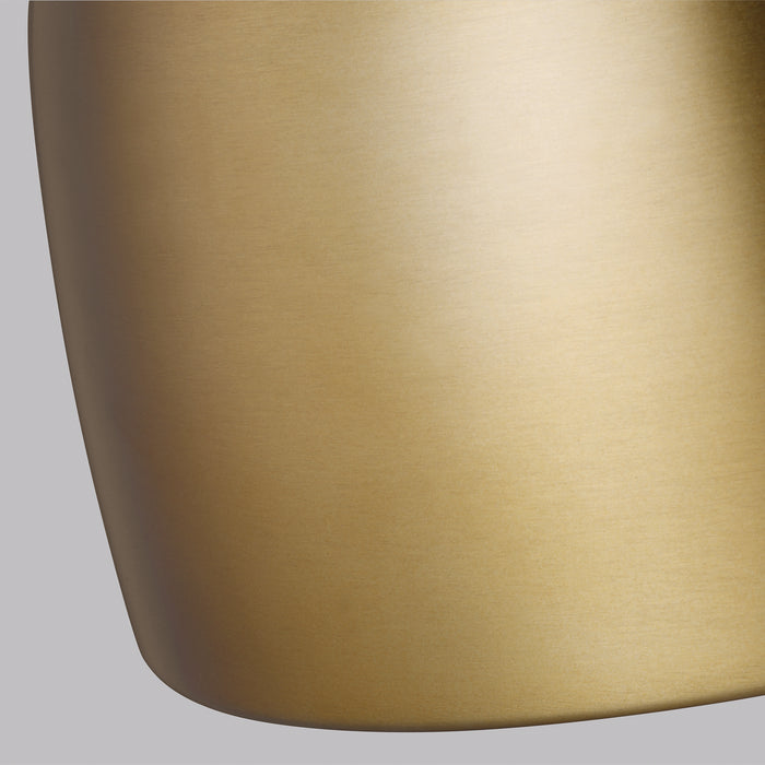 LED Pendant from the Brynne collection in Burnished Brass finish