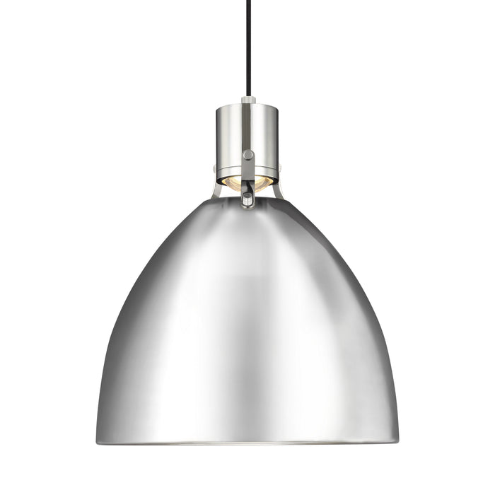 LED Pendant from the Brynne collection in Polished Nickel finish