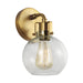 Generation Lighting - VS24401BBS - One Light Wall Sconce - Clara - Burnished Brass