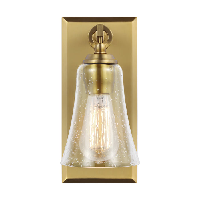 One Light Wall Sconce from the Monterro collection in Burnished Brass finish