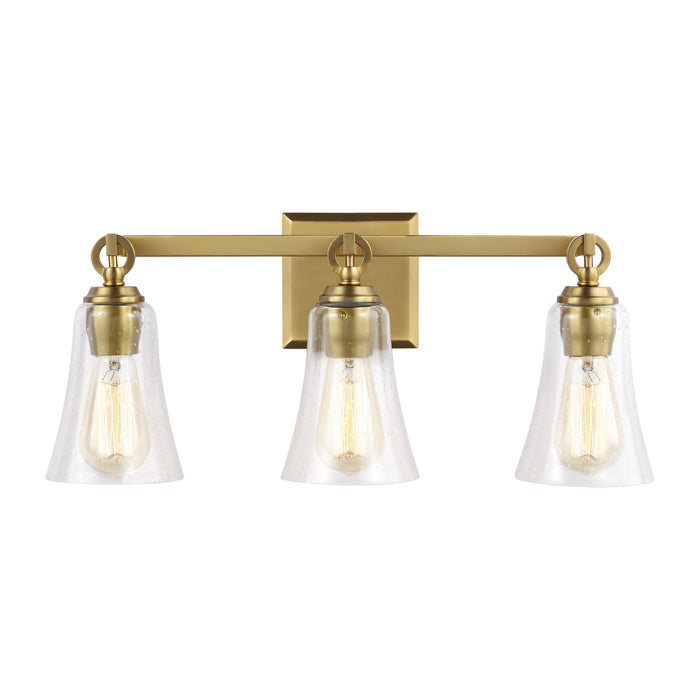 Generation Lighting - VS24703BBS - Three Light Vanity - Monterro - Burnished Brass